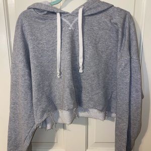 Cropped hoodie